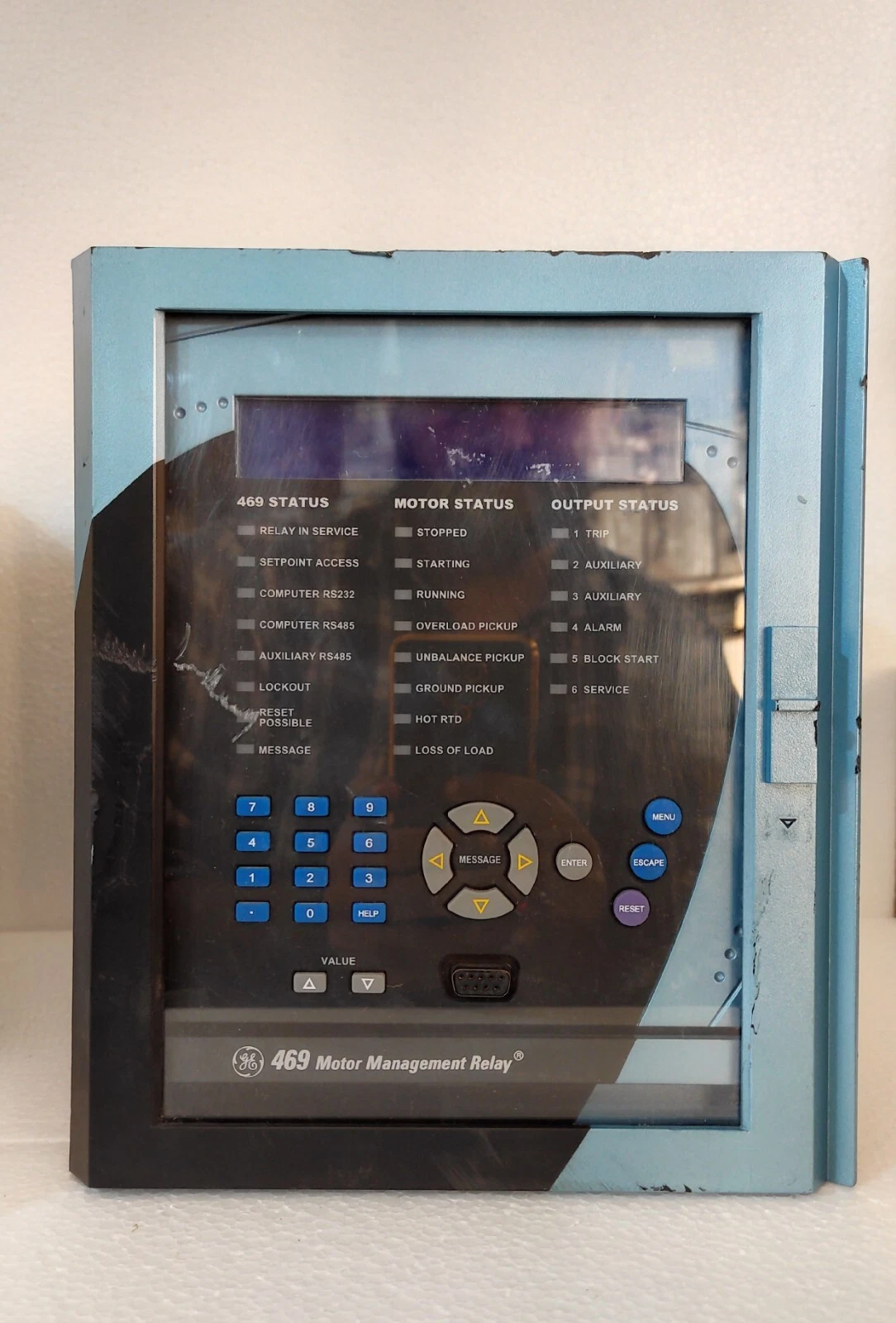 GE Multilin sr469 / SR469 Motor Management Relay Model : 469-P1-H1-A20-E